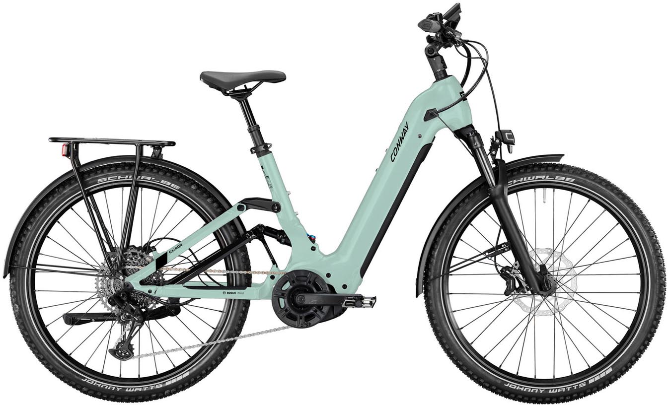 Conway Cairon C FS 2.0 625Wh mint matt 2025 - VTT semi-rigide électrique col de cygne