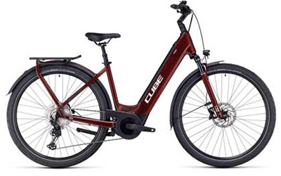 Découvrez ici les vélos électriques de Cube avec cadre bas.