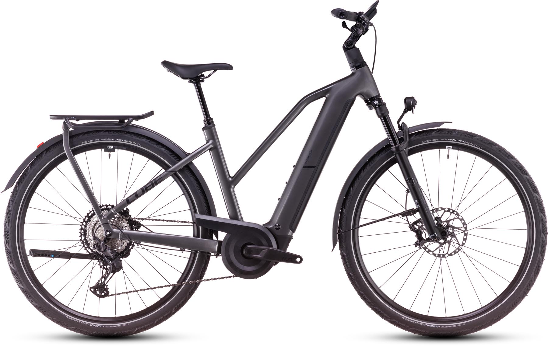 Cube Kathmandu Hybrid SLX 800 graphite n black 2025 - Vélo trekking électrique Femme