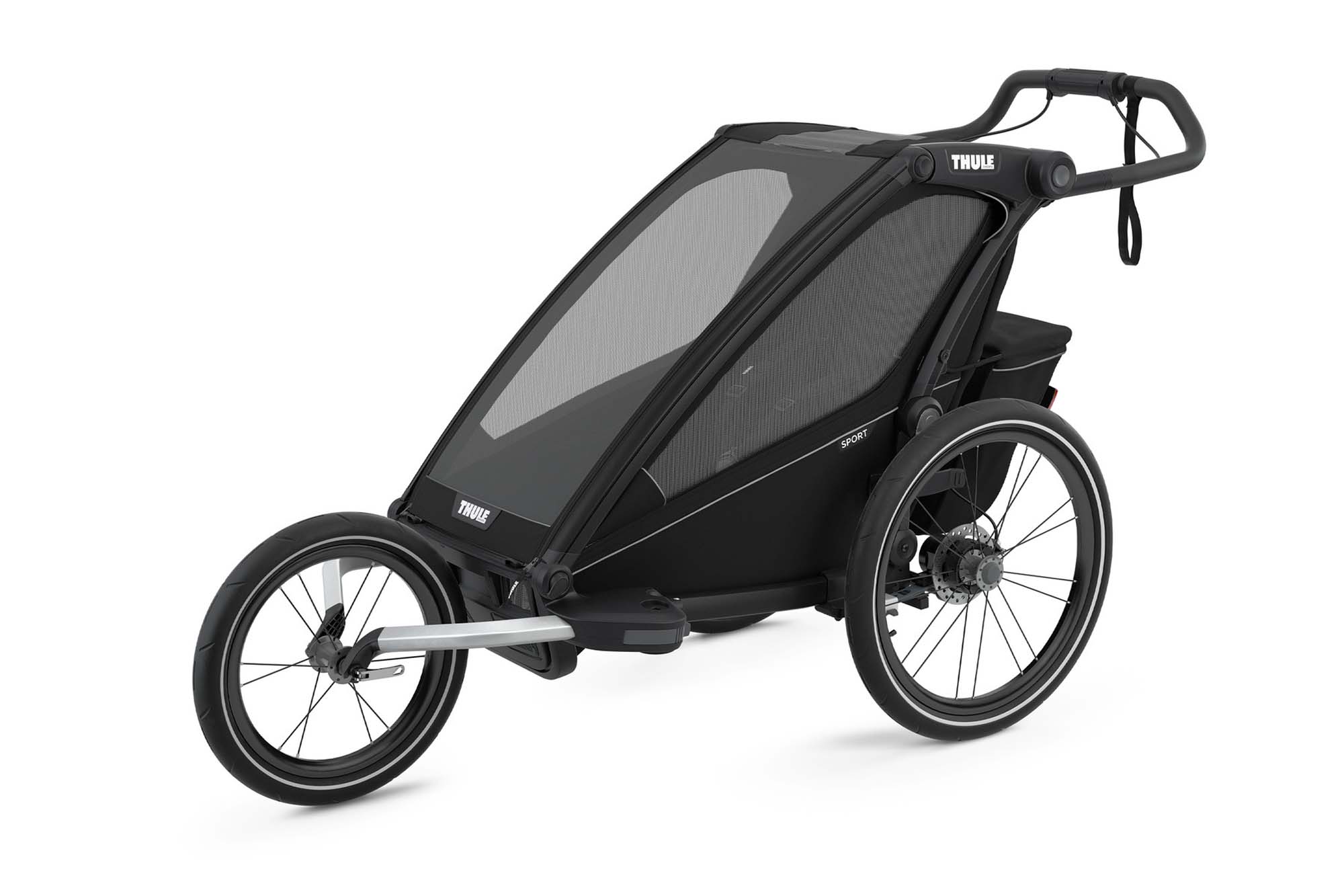 Thule Chariot Sport 1 remorque pour enfants, Midnight Black