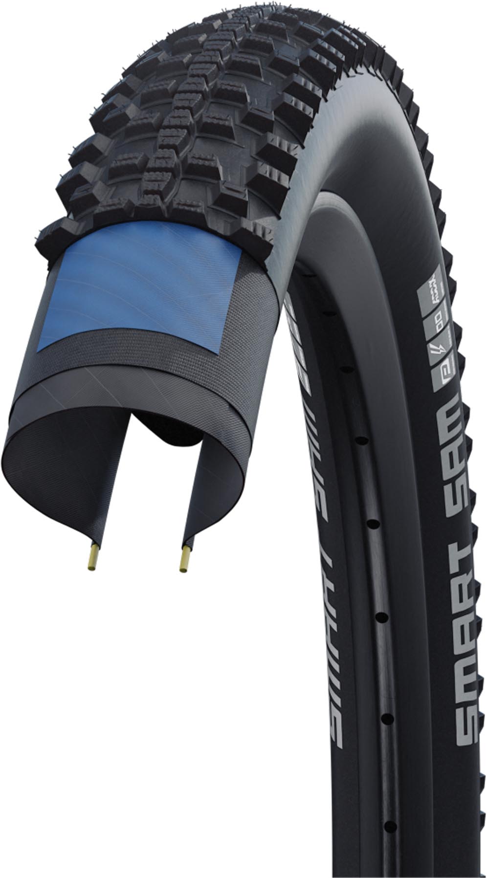 Schwalbe Smart Sam Performance Addix E-25 - Pneu à tringle rigide 29x2,60 pouces