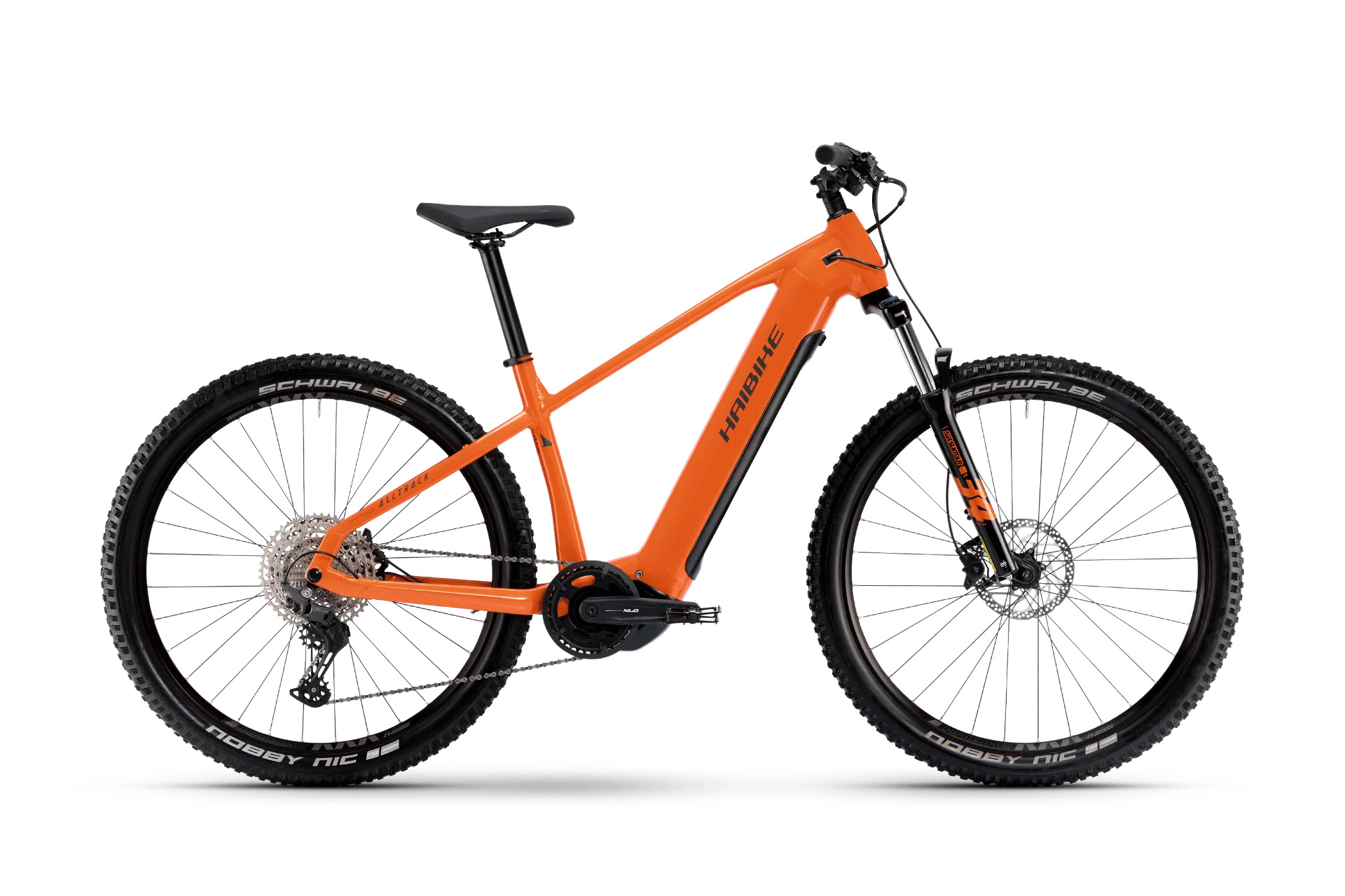 Haibike AllTrack 6 29 papaya / titan gloss 2024 - VTT semi-rigide électrique