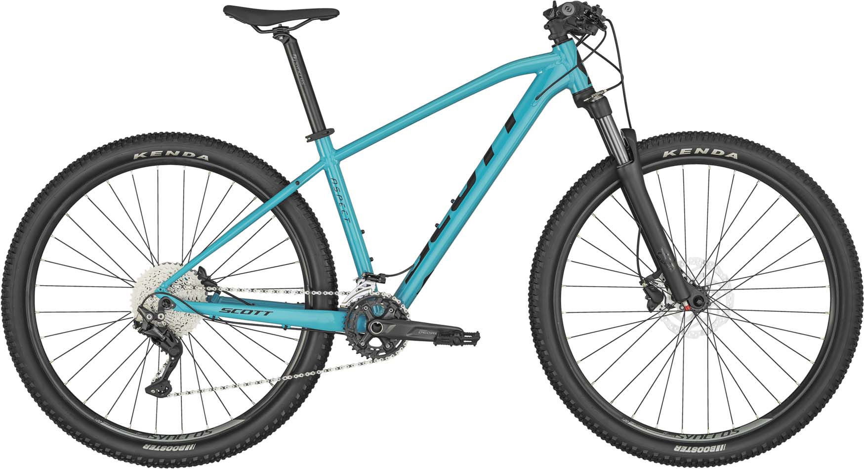 Scott Aspect 930 Cerulean Blue 2024 - VTT semi-rigide
