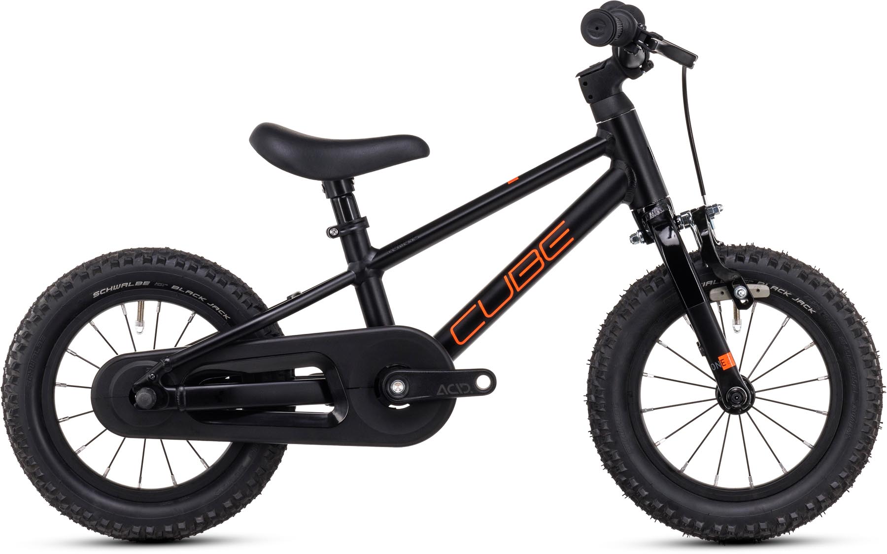 Cube Numove 120 RT black n orange 2025 - Vélo enfant 12 pouces