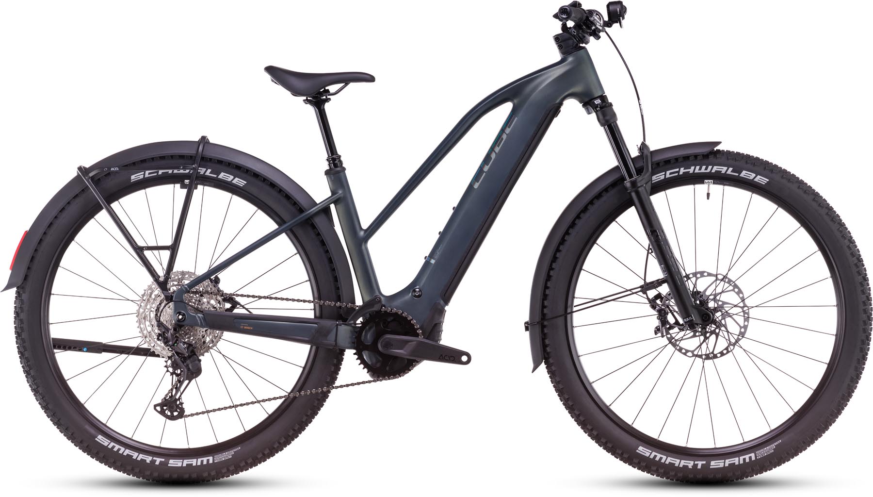 Cube Reaction Hybrid SLX Allroad 800 sagebrushgreen n prism 2025 - VTT semi-rigide électrique Femme