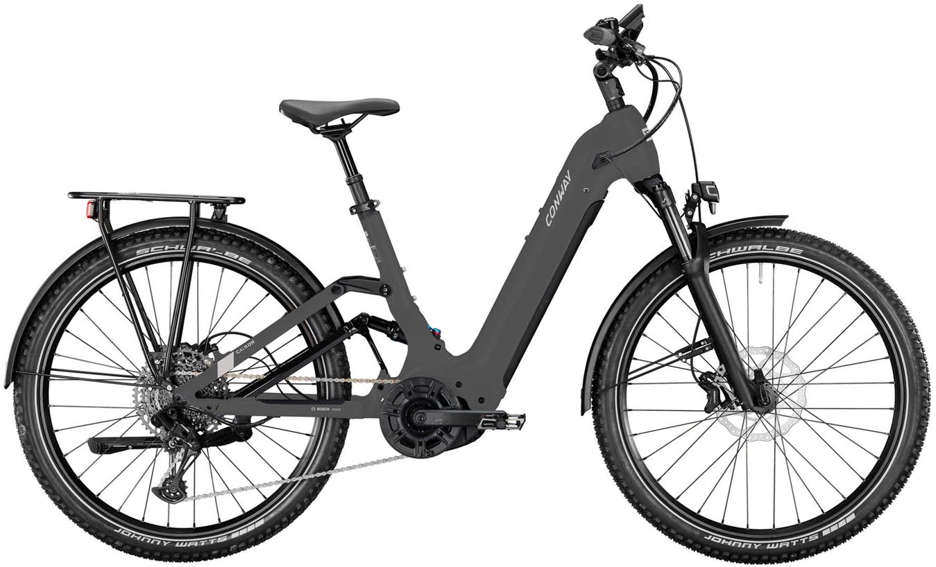 Conway Cairon SUV FS 4.0 625Wh graphit grey matt 2025 - VTT semi-rigide électrique col de cygne