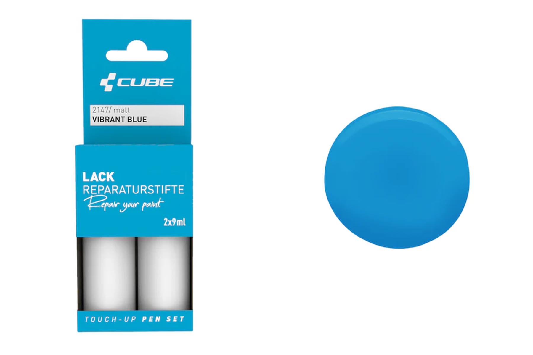 Cube Kit de stylos de retouche bleu vif mat 2147