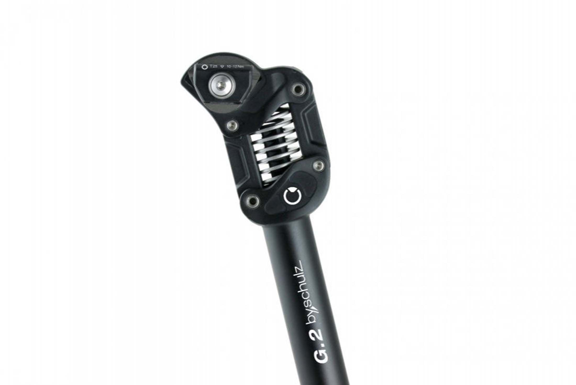 Tige de selle à ressort bySchulz G.2 Ø 30,9mm, 350mm, noir, medium 60-85kg