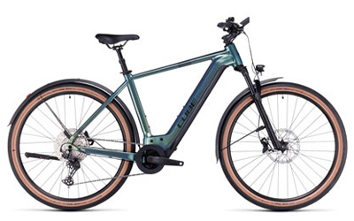 Découvrez ici les vélos électriques Cube avec cadre diamant.