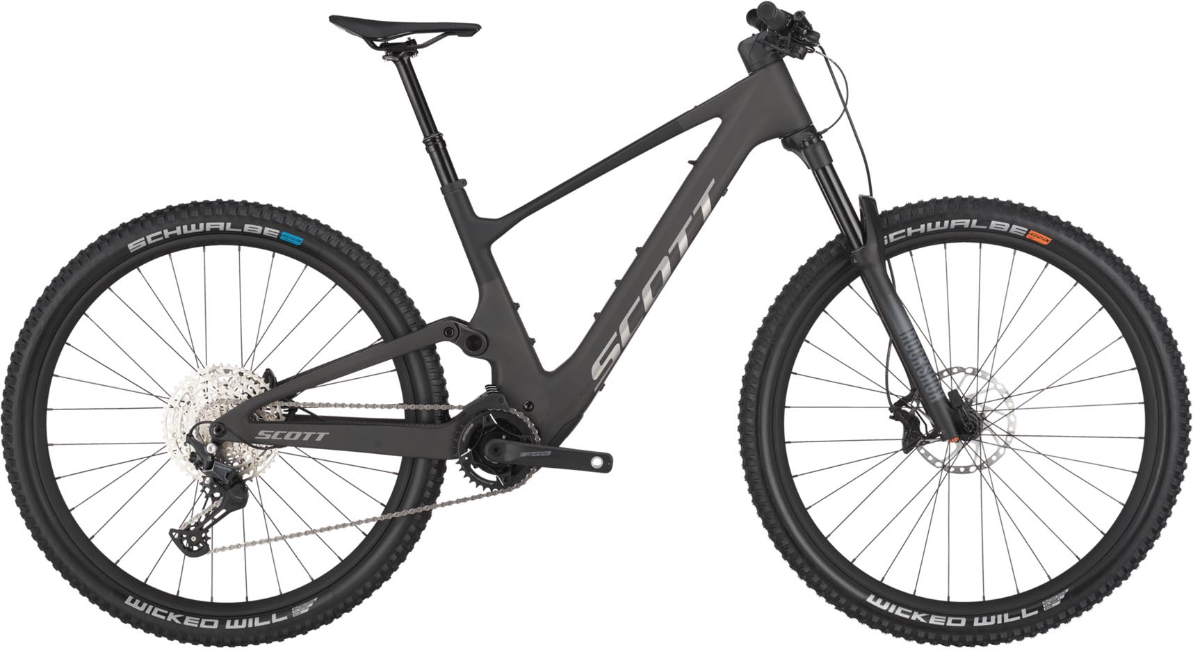 Scott Lumen 920 carbon black 2025 - VTT tout suspendu électrique