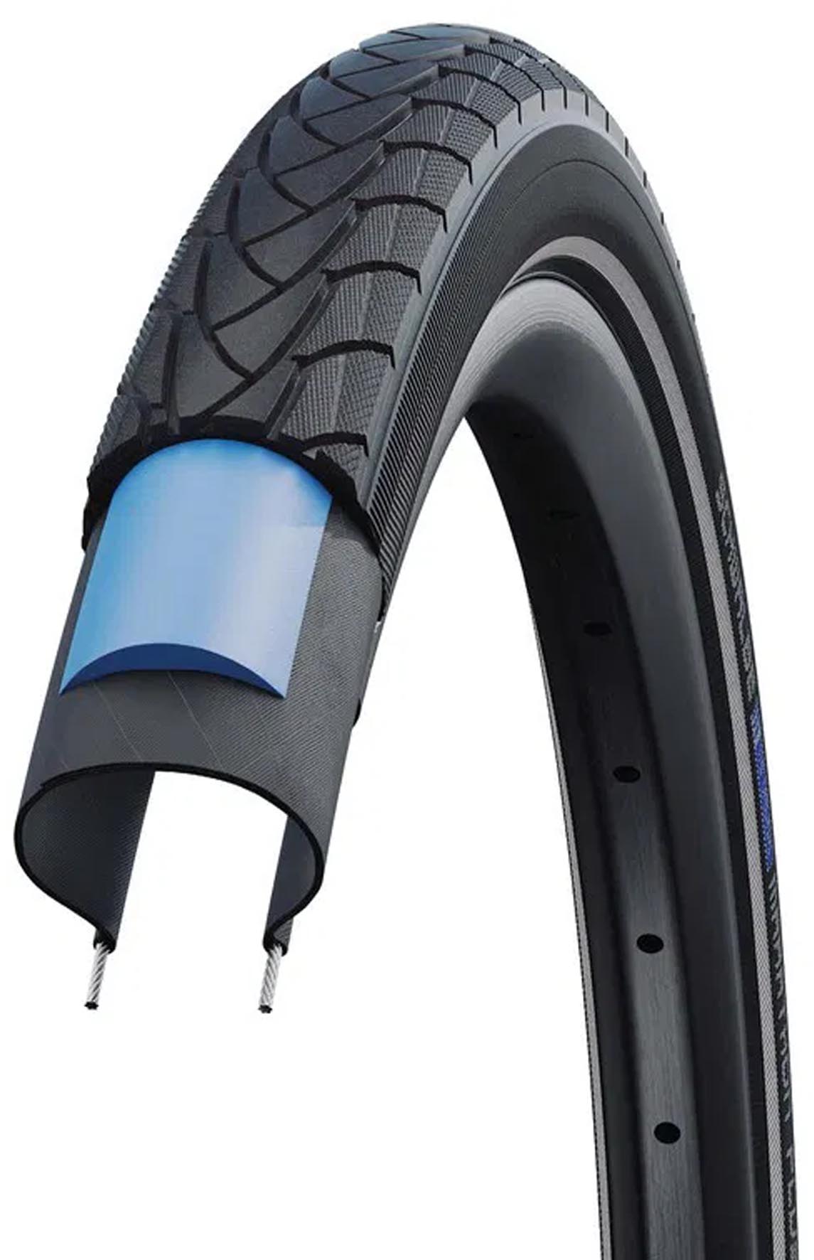 Schwalbe Pneu Marathon Plus HS 440 26x1 5/8" 42-590 noir-TwinSkin Réf. SG EC