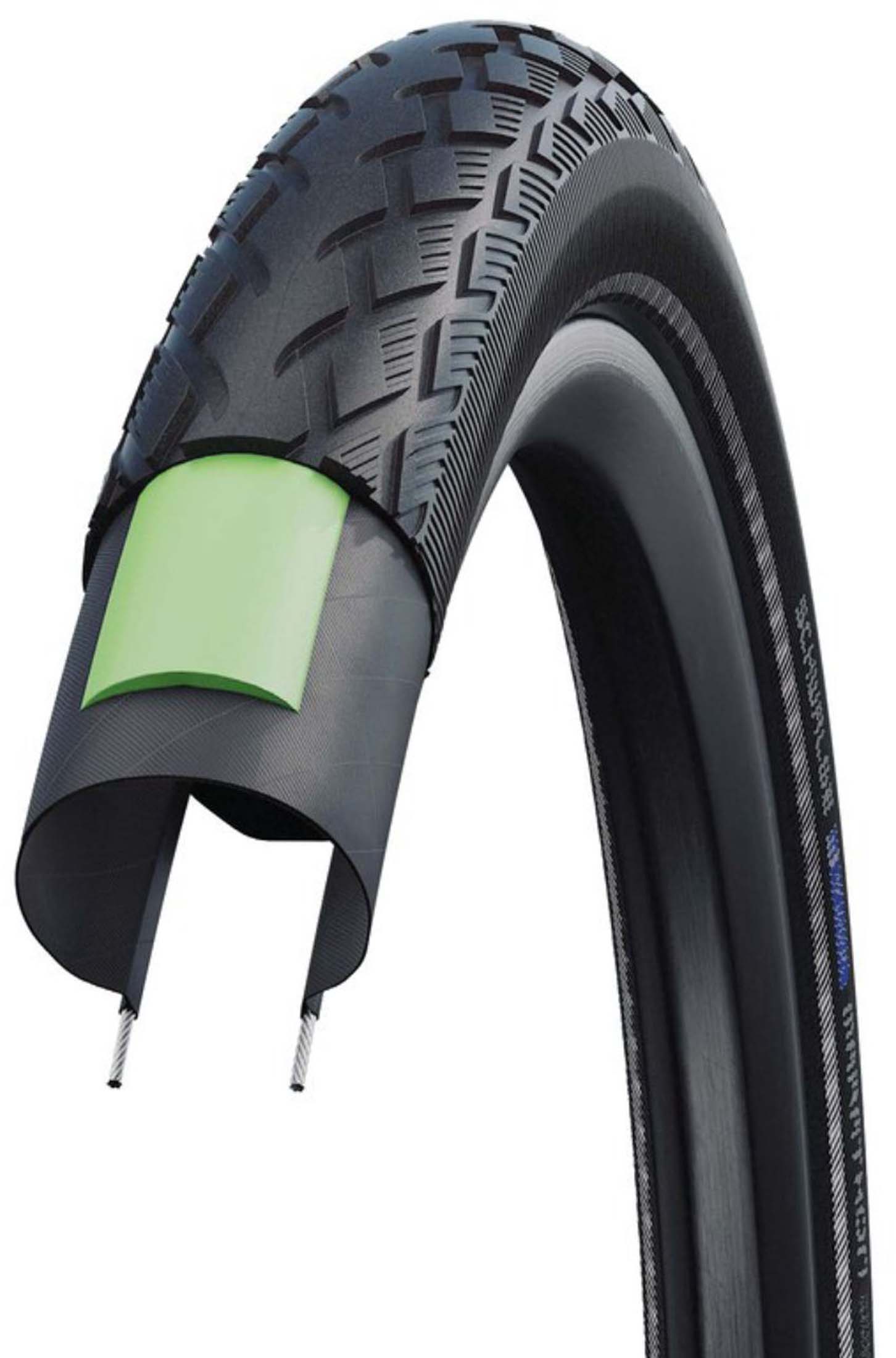 Schwalbe Pneu Marathon HS420, 26x2.00" 50-559 sw-TwinSkin Refl.GG EC