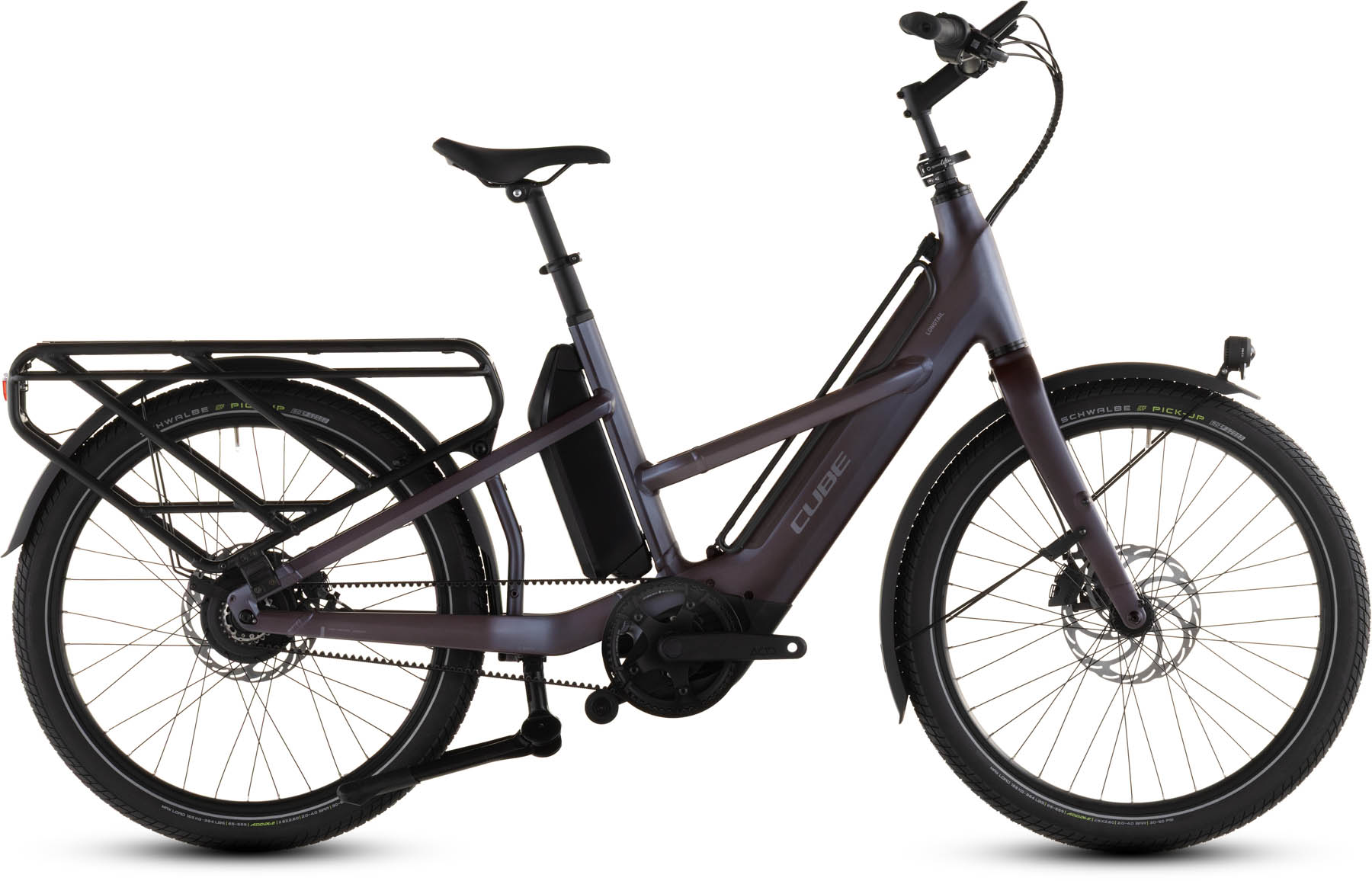 Cube Longtail Hybrid Comfort 800 mineralgrey n reflex 2026 - Vélo électrique cargo