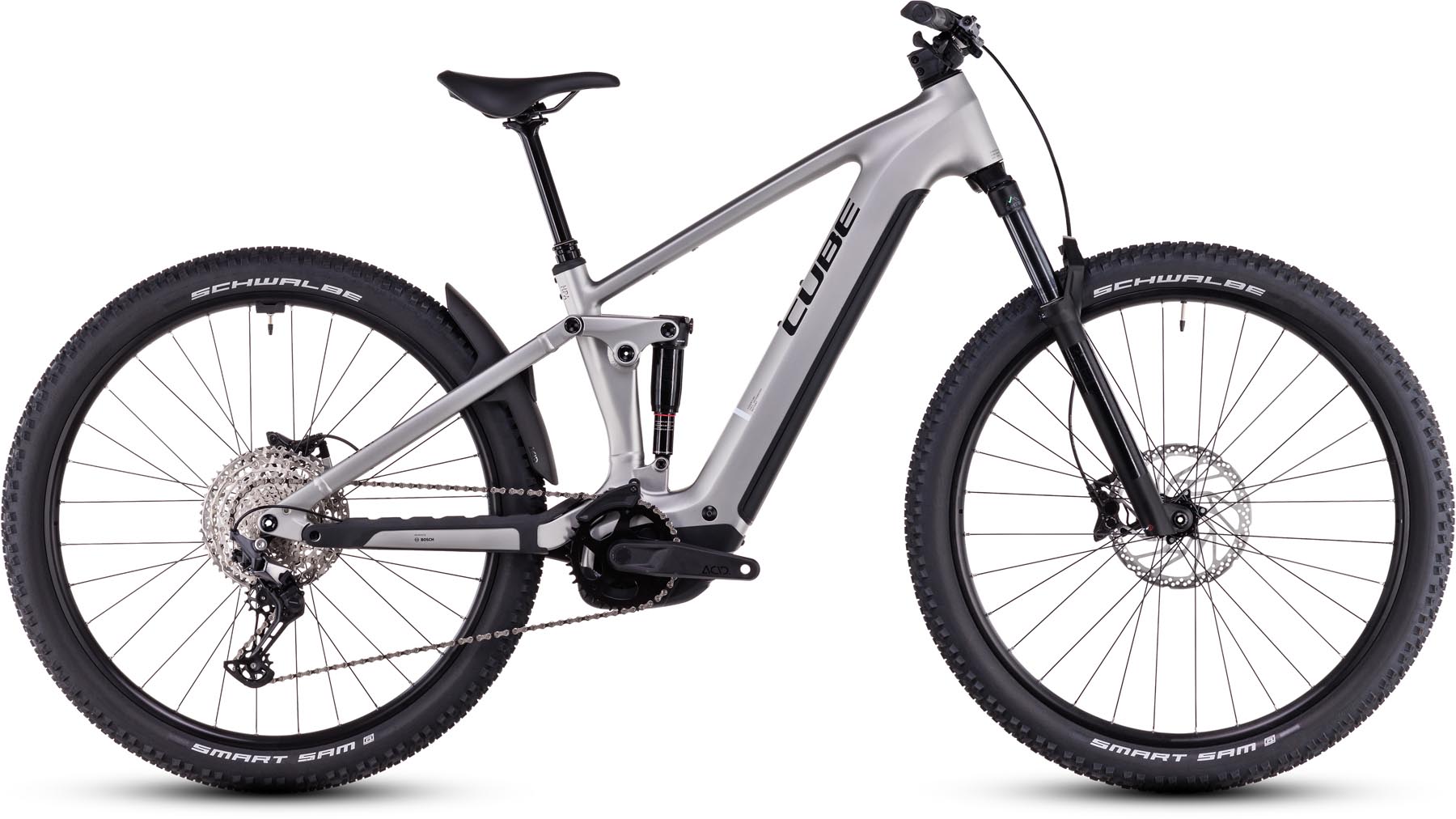 Cube Stereo Hybrid ONE22 Race 800 silver n black 2025 - VTT tout suspendu électrique