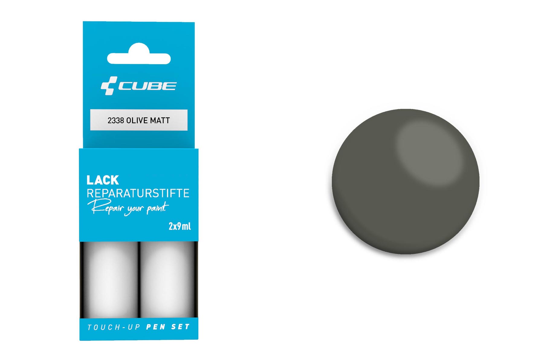 Cube Kit de stylos de retouche olive mat 2338