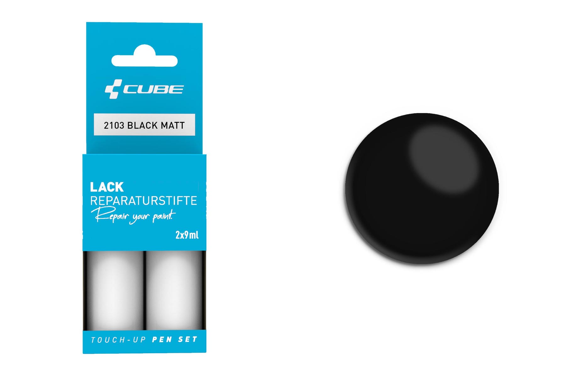 Cube Kit de stylos de retouche noir mat 2103