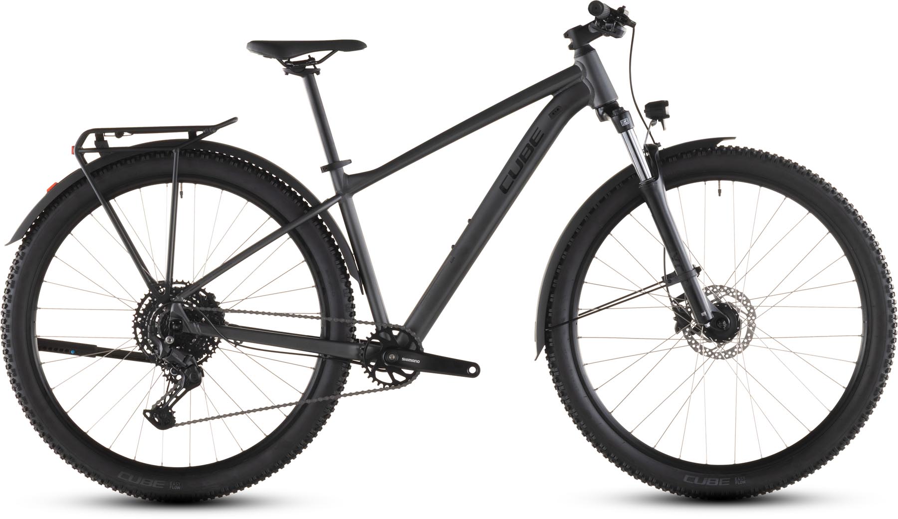 Cube Aim Pro FE slateblack n black 2026 - VTT semi-rigide
