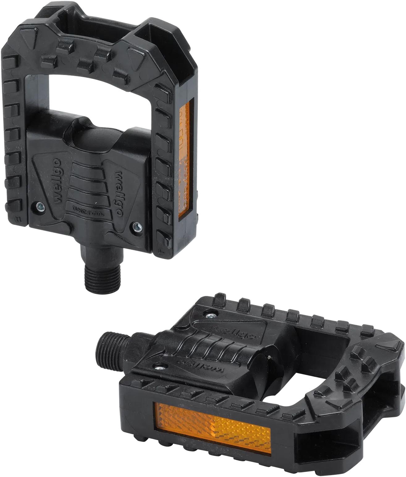 XLC Pédale pliante PD-F01 Plastique, noir, réflecteur