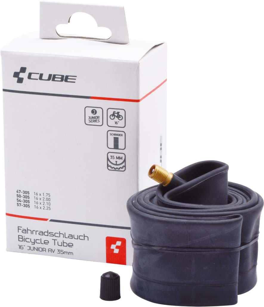 Chambre à air 16" JUNIOR/MTB AV 35mm black
