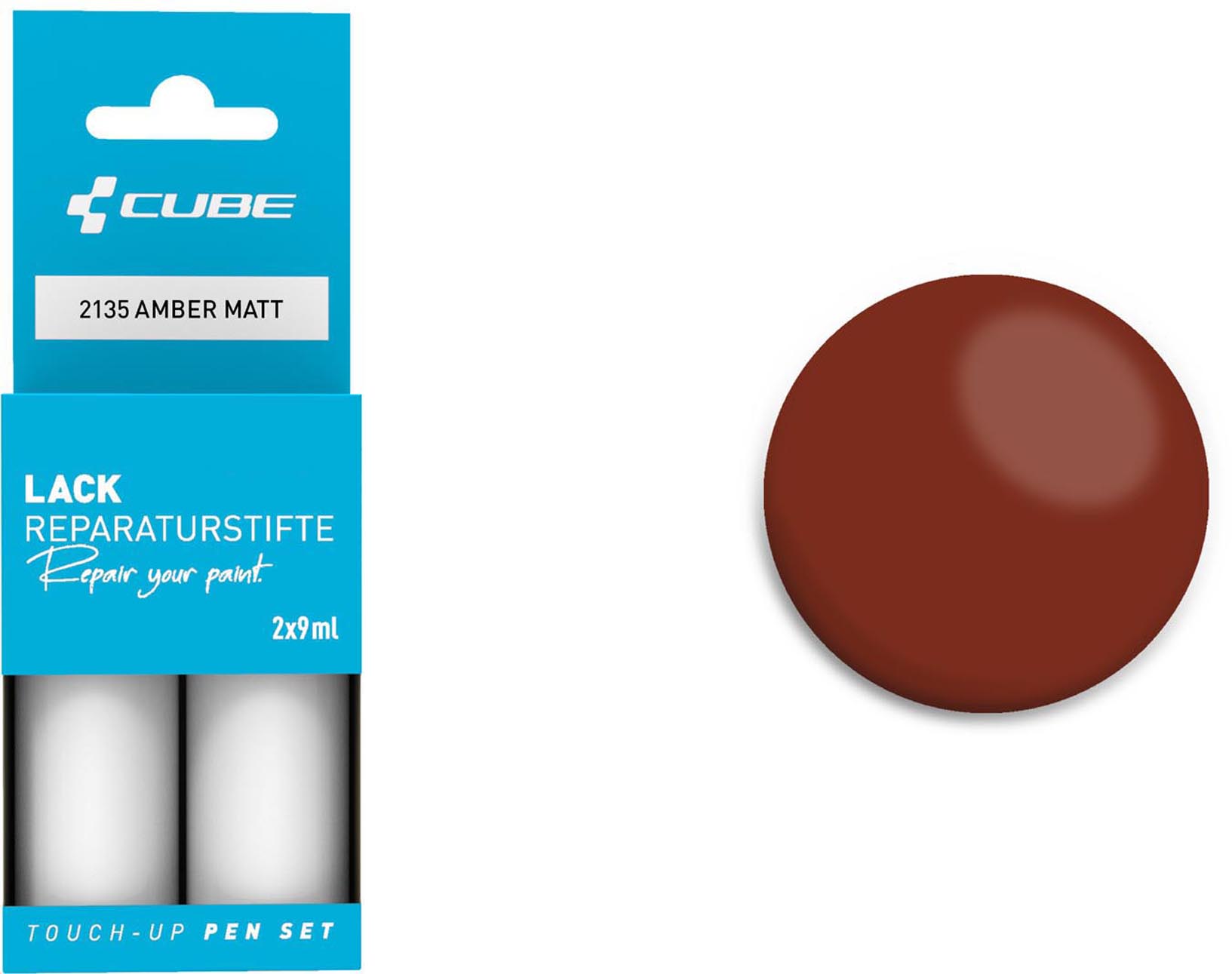 Cube Kit de retouche de peinture AMBER mat 2135
