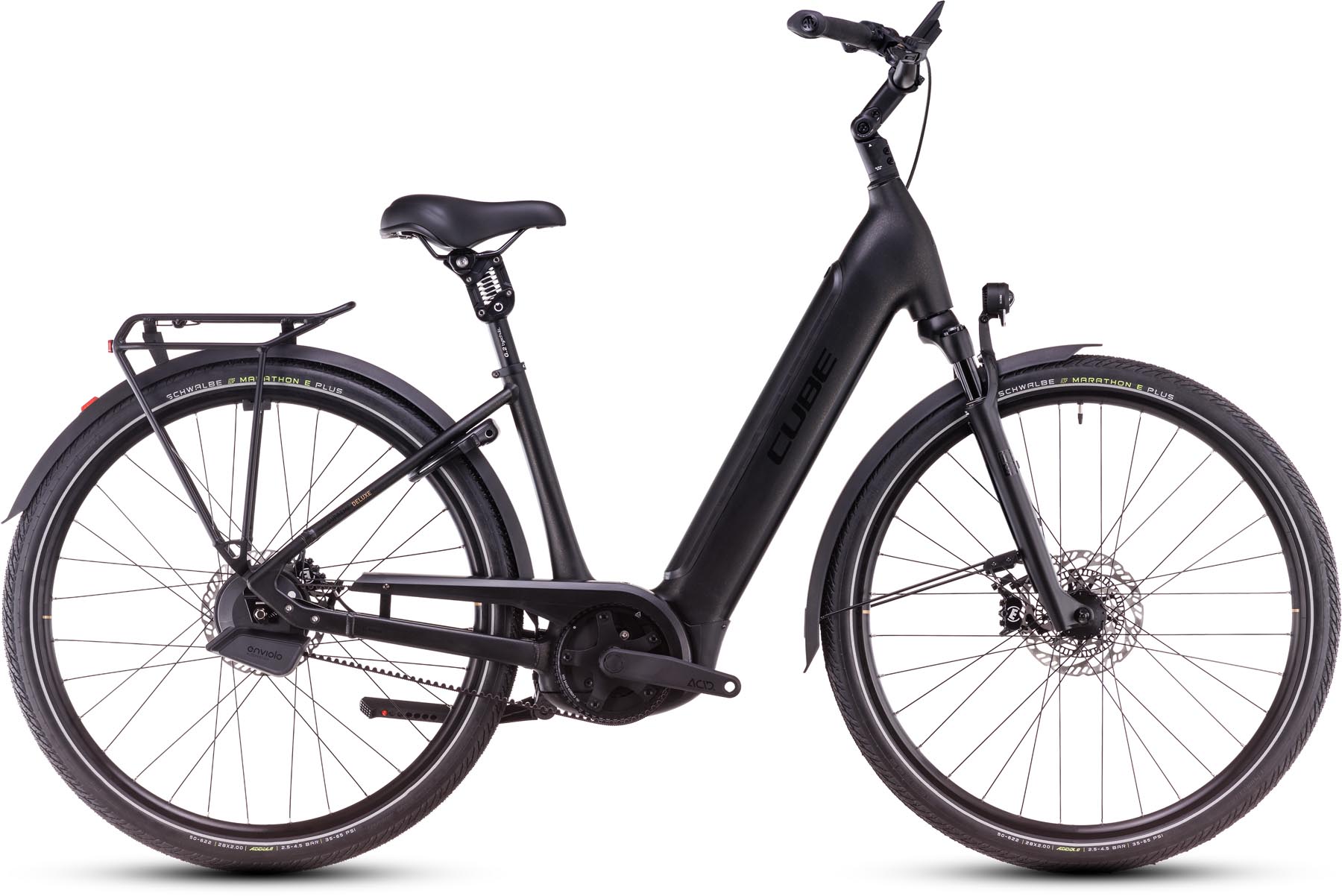 Cube Supreme Hybrid Deluxe SLT 625 golddust n black 2025 - Vélo trekking électrique col de cygne