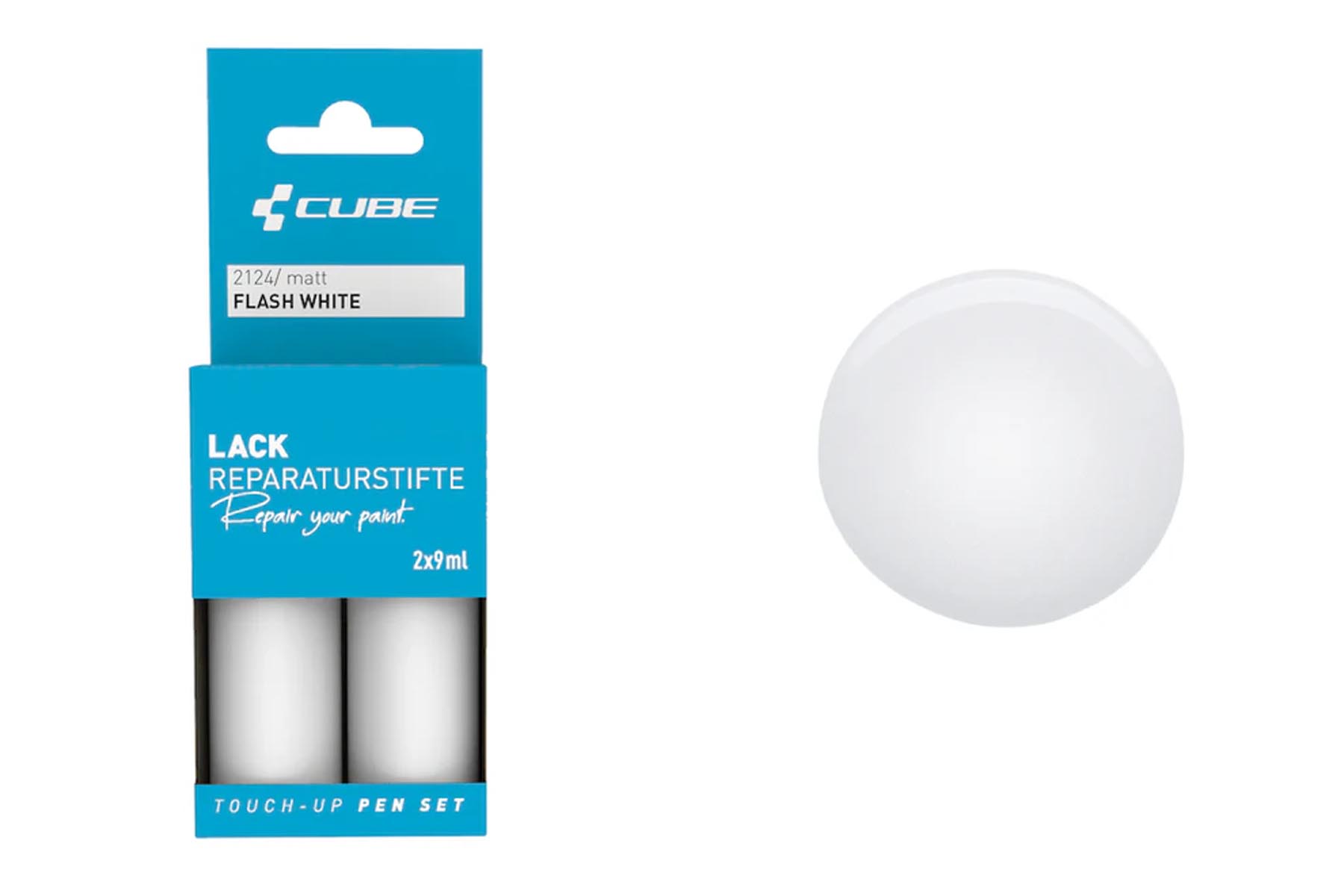 Cube Kit de stylos de retouche flash blanc mat 2124