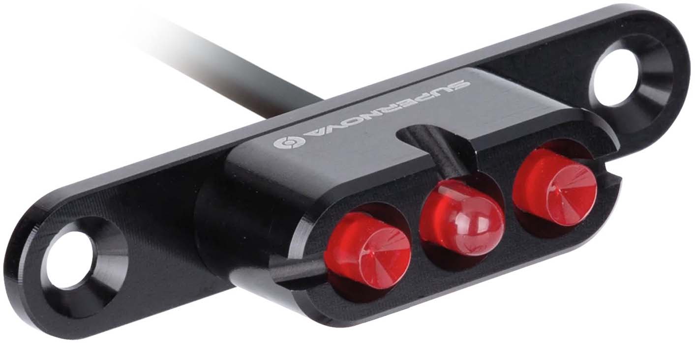 Supernova Feu arrière E-Bike E3 Tail Light 2 pour tige de selle 12 V
