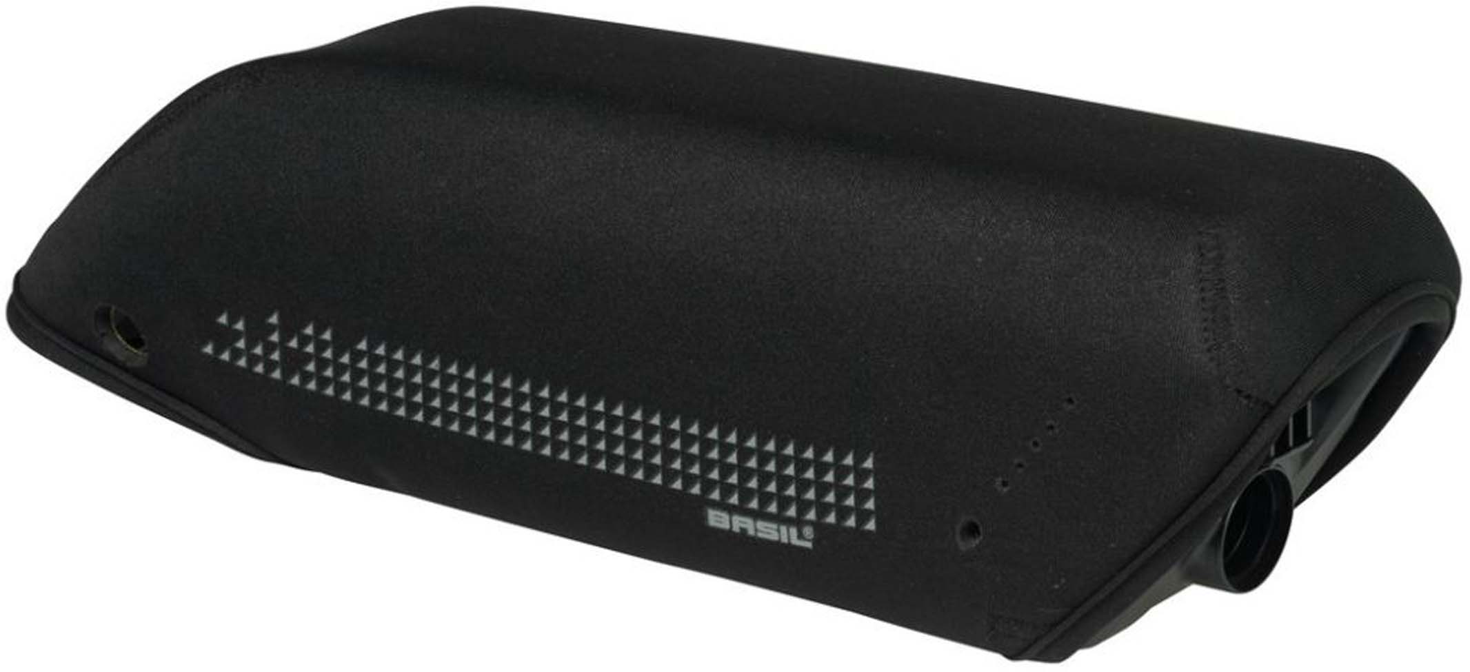 Basil Downtube Battery Cover - Protection de cadre pour Bosch - black lime