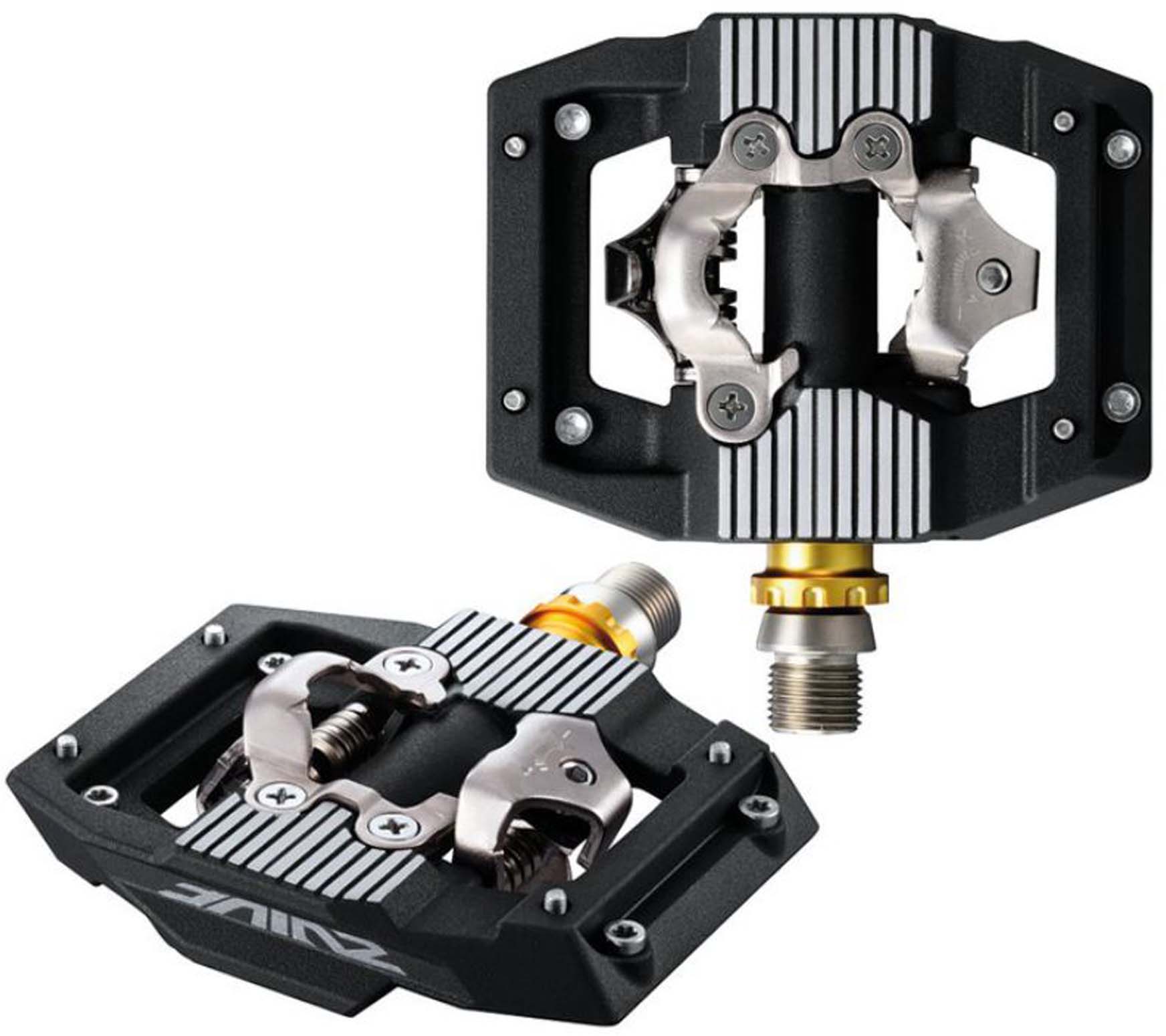 Shimano Pédale SPD MTB PDM821, noire, 9/16" double face, sans réflecteur