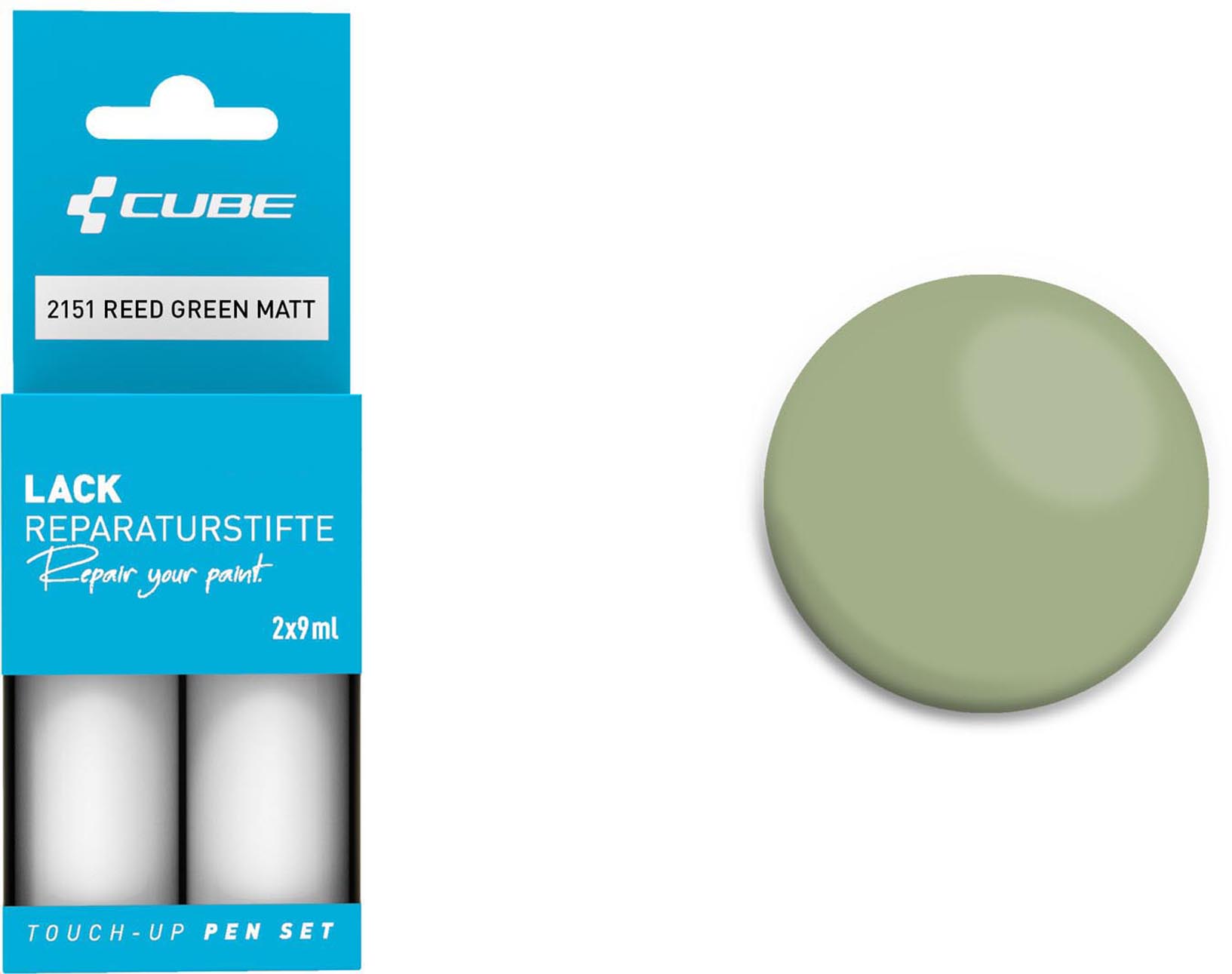 Cube Kit de retouche REED GREEN mat 2151