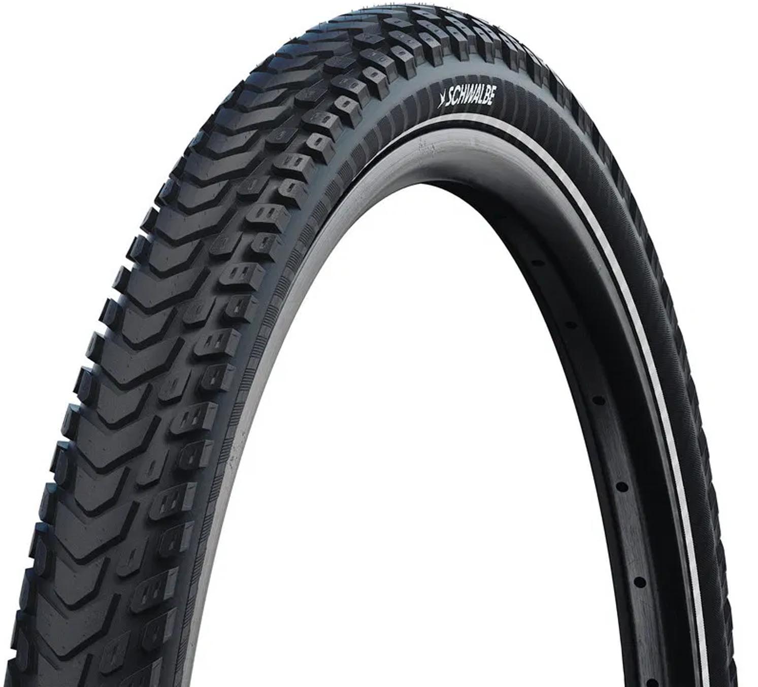 Schwalbe Pneu Marathon Mondial HS 630 E-50 28x1,60" 42-622 noir-réfléchissant PL RG Adx. E-50