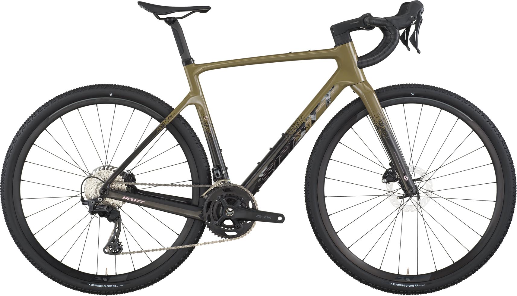 4253678332004-Scott-Addict-Gravel-40-kaki-green-carbon-black-2026-Gravel-Bike-00