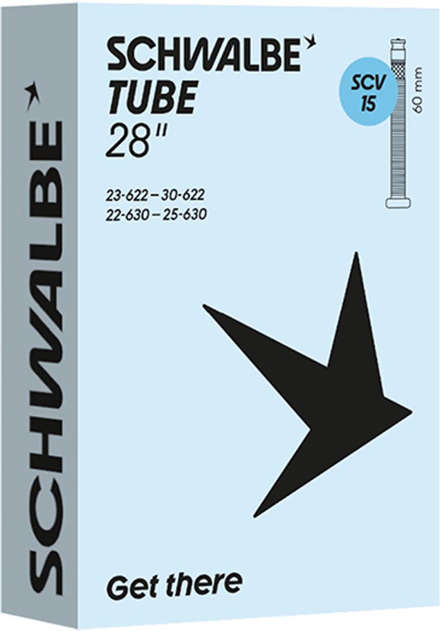 Schwalbe Tuyau SCV15 23/30-622/630 IB 60 mm