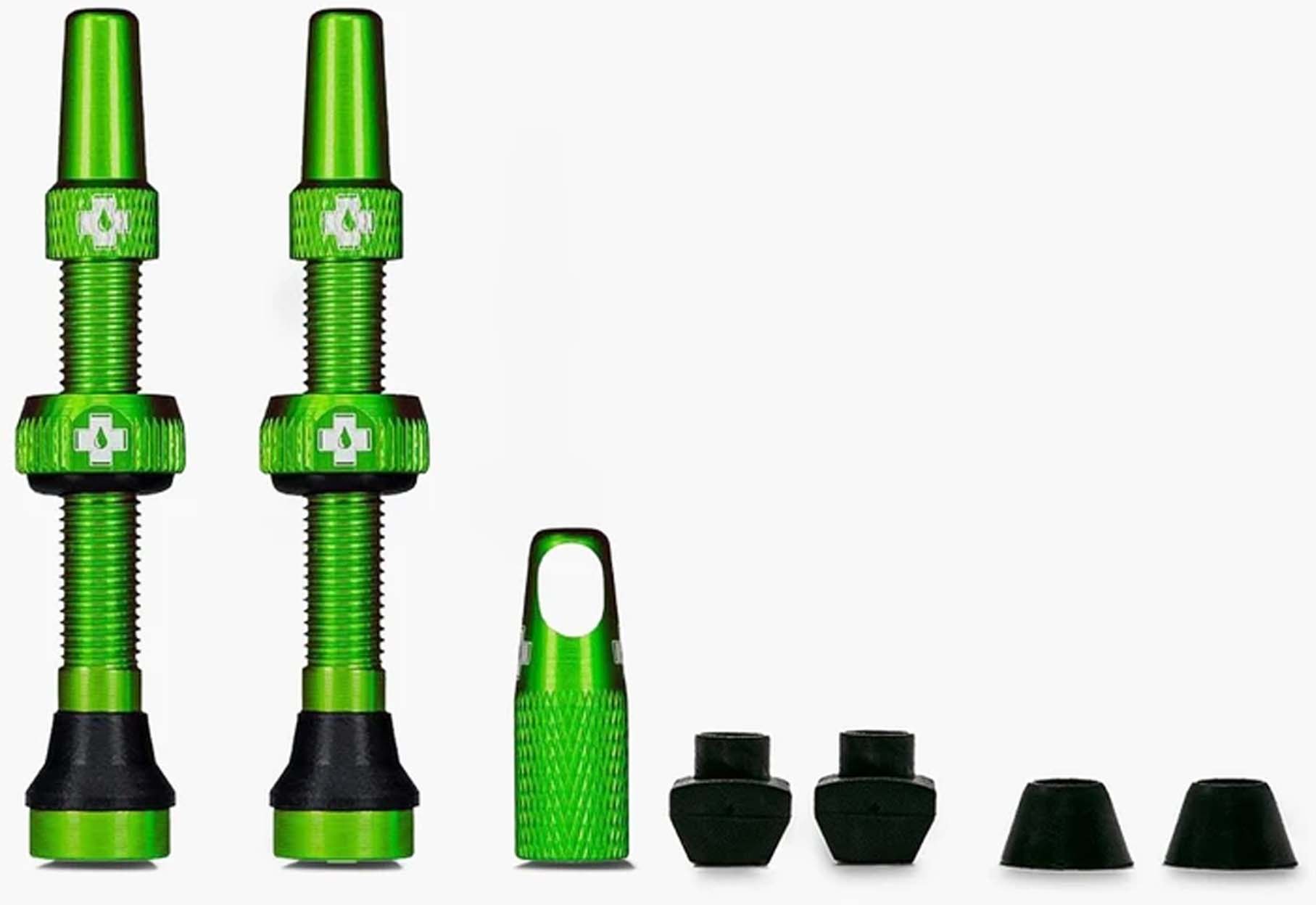 Muc-Off Tubeless Valve Kit universel pour MTB & Road vert 60