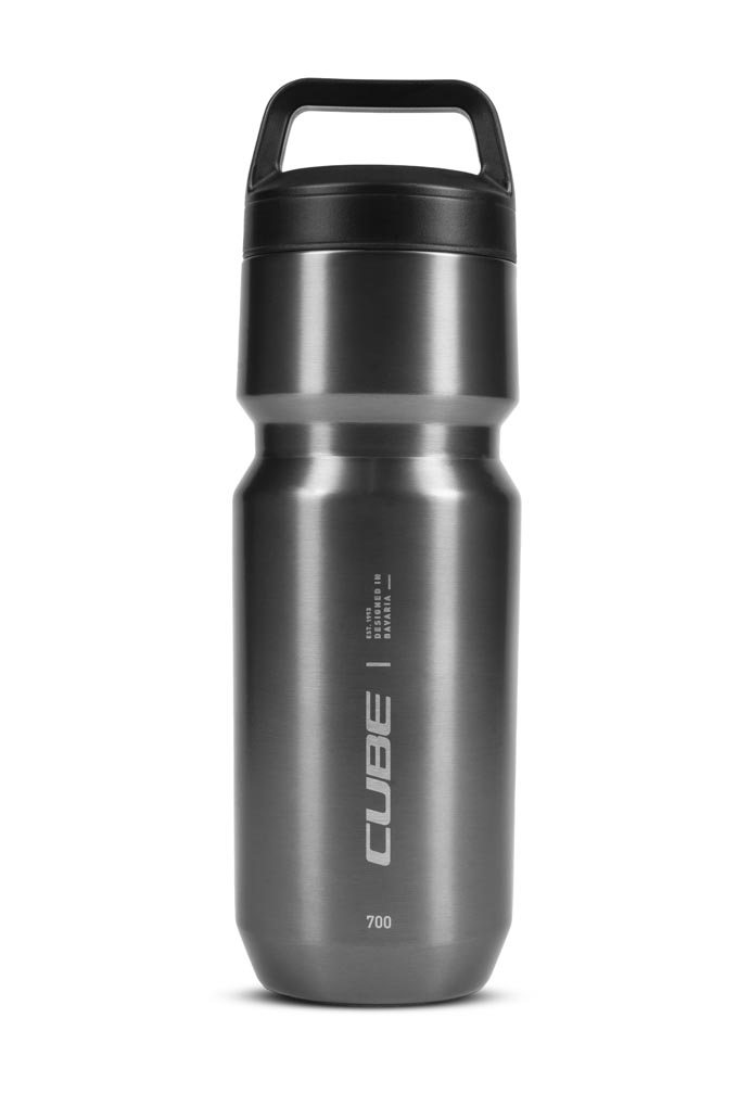 Cube Bouteille en acier inoxydable Arc 700 gris brossé