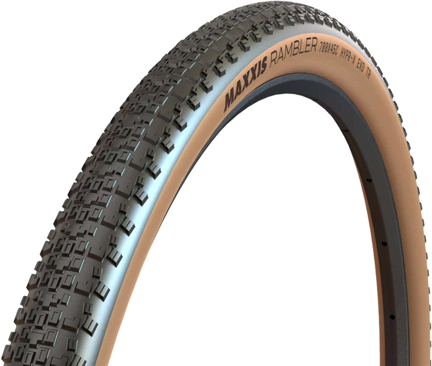 MAXXIS Pneu Rambler Gen.2 28" 700x45C 45-622 noir/beige TLR EXO HYPR-X noir