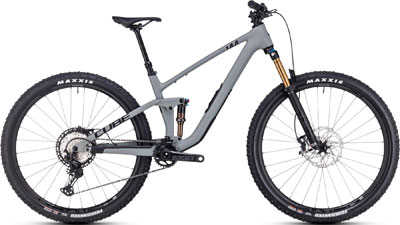 Vélo tout terrain Cube Stereo ONE44 C:62 Race en gris.