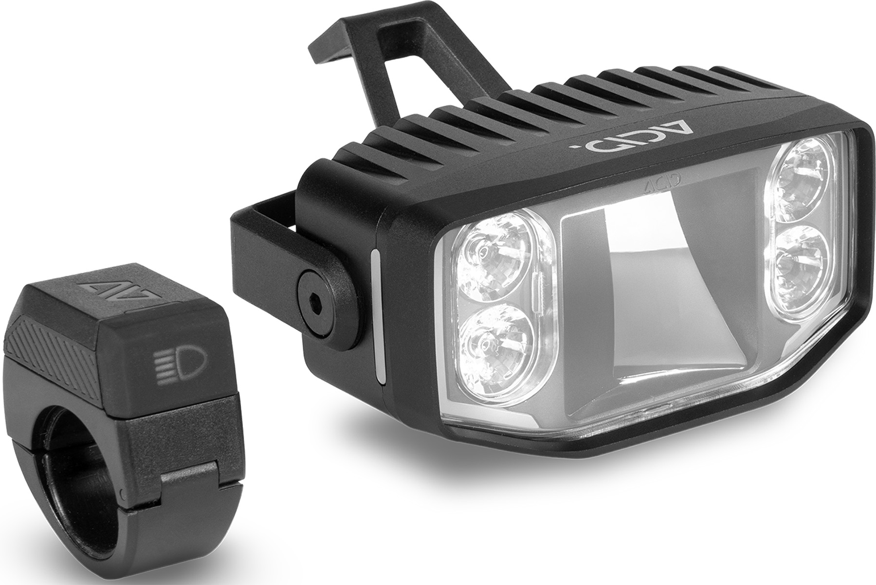 ACID Phare avant pour vélo électrique PRO-E 300 WIDE HB X-Connect noir