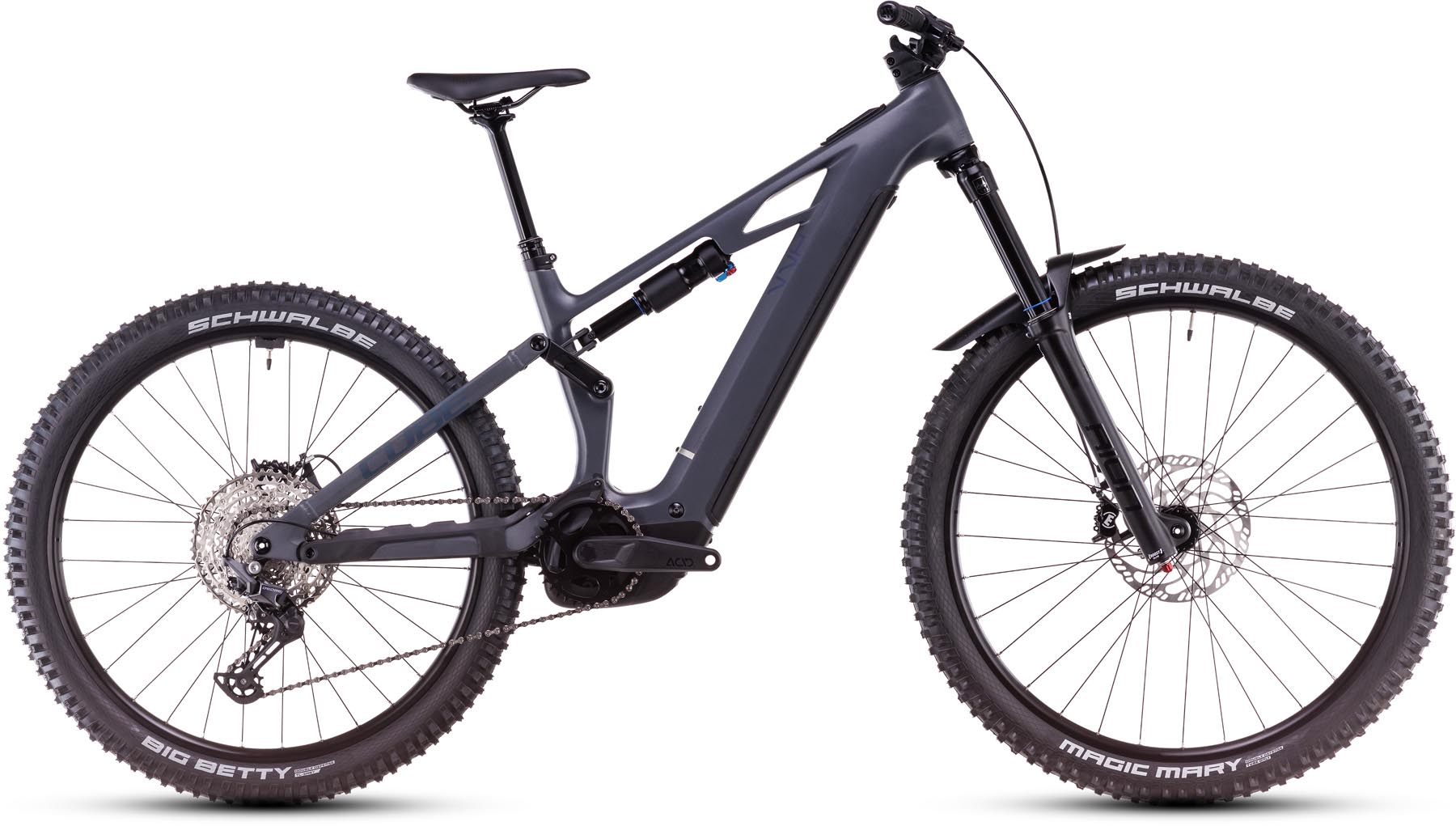 Cube Stereo Hybrid ONE77 HPC Race 800 slapgrey n prism 2025 - VTT tout suspendu électrique