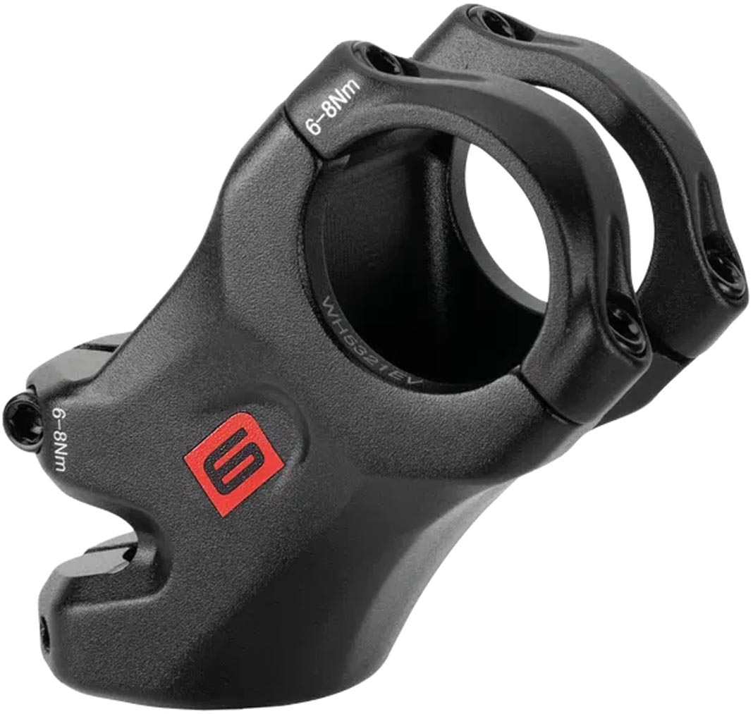 Ergotec Potence A-Head High Ray 6 aluminium, noir, 45°, Ø28,6/35 mm, 55 mm