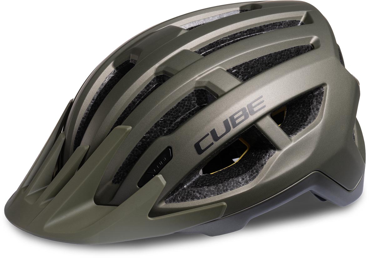 CUBE Casque OFFPATH TM vert roseau