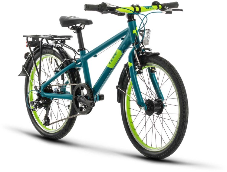 Cube Kid 200 Street petrol n green 2020 - Vélo enfant 20 pouces | MHW