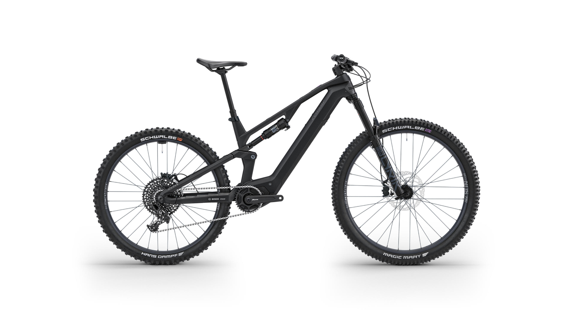 Conway Ryvon ST 4.0 Full Suspension carbon matt black 2025 VTT tout suspendu electrique MHW