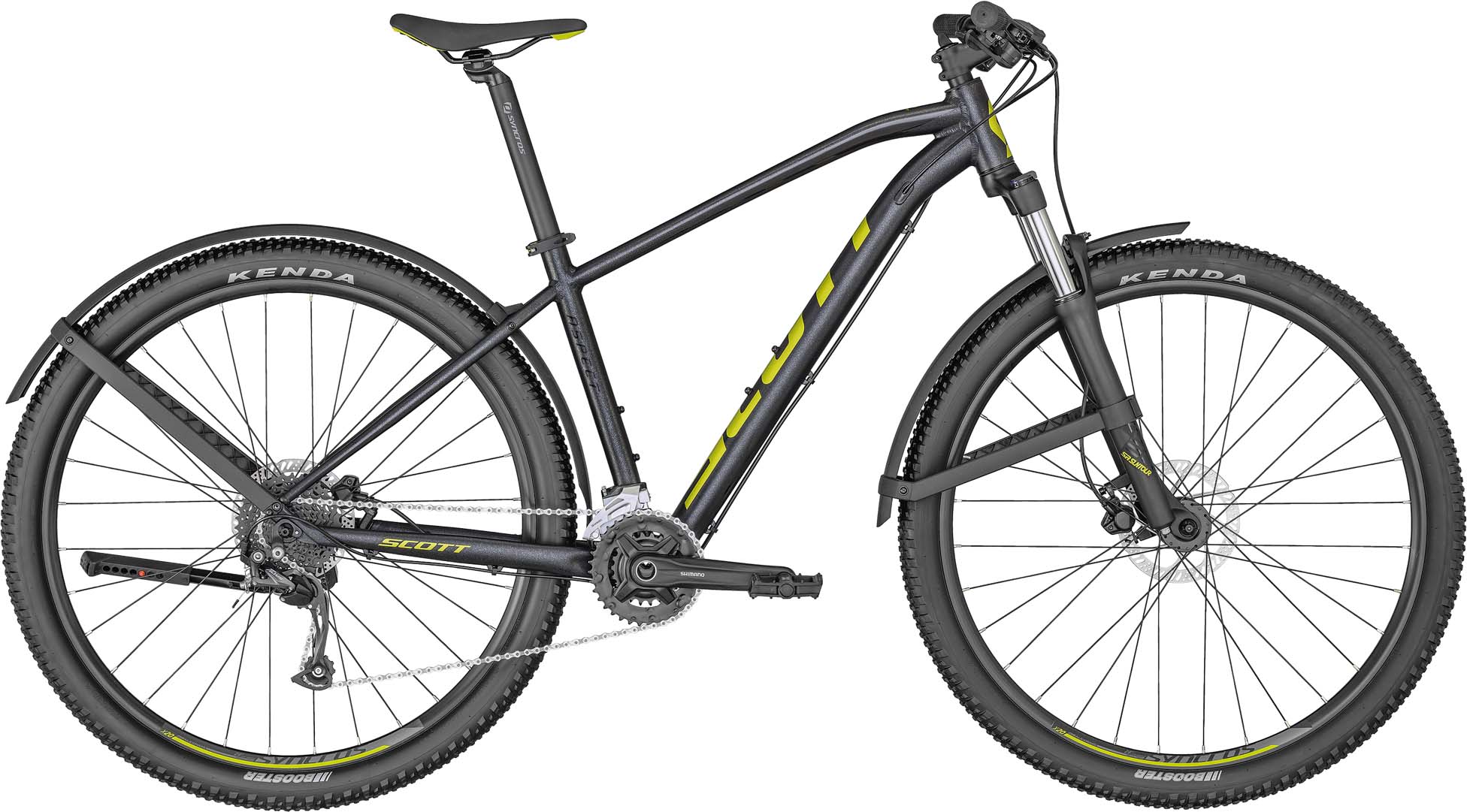 Scott Aspect 950 EQ dark grey quicksilver yellow 2022 VTT semi